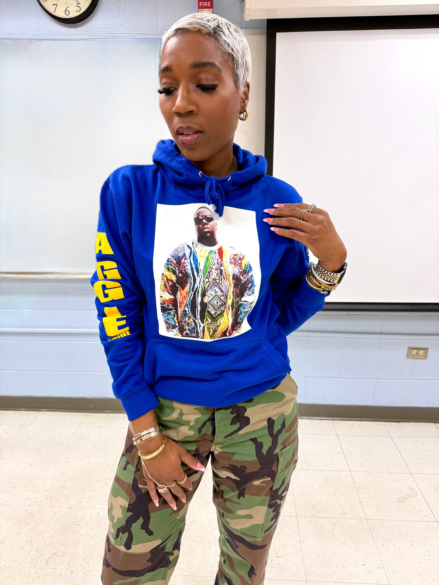 Biggie Collab AT&T Hoodie- Royal Pre-Order