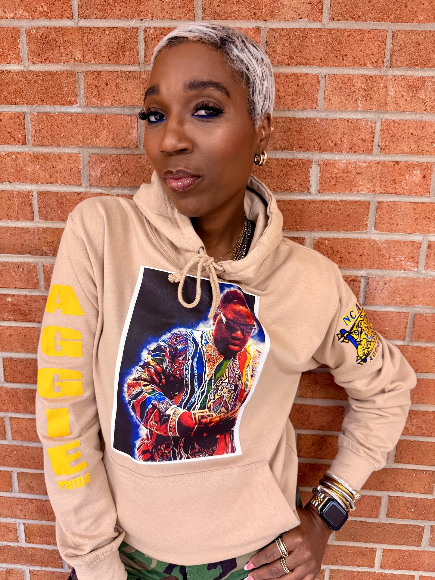 Biggie Collab AT&T Hoodie- Desert Sand Pre-Order
