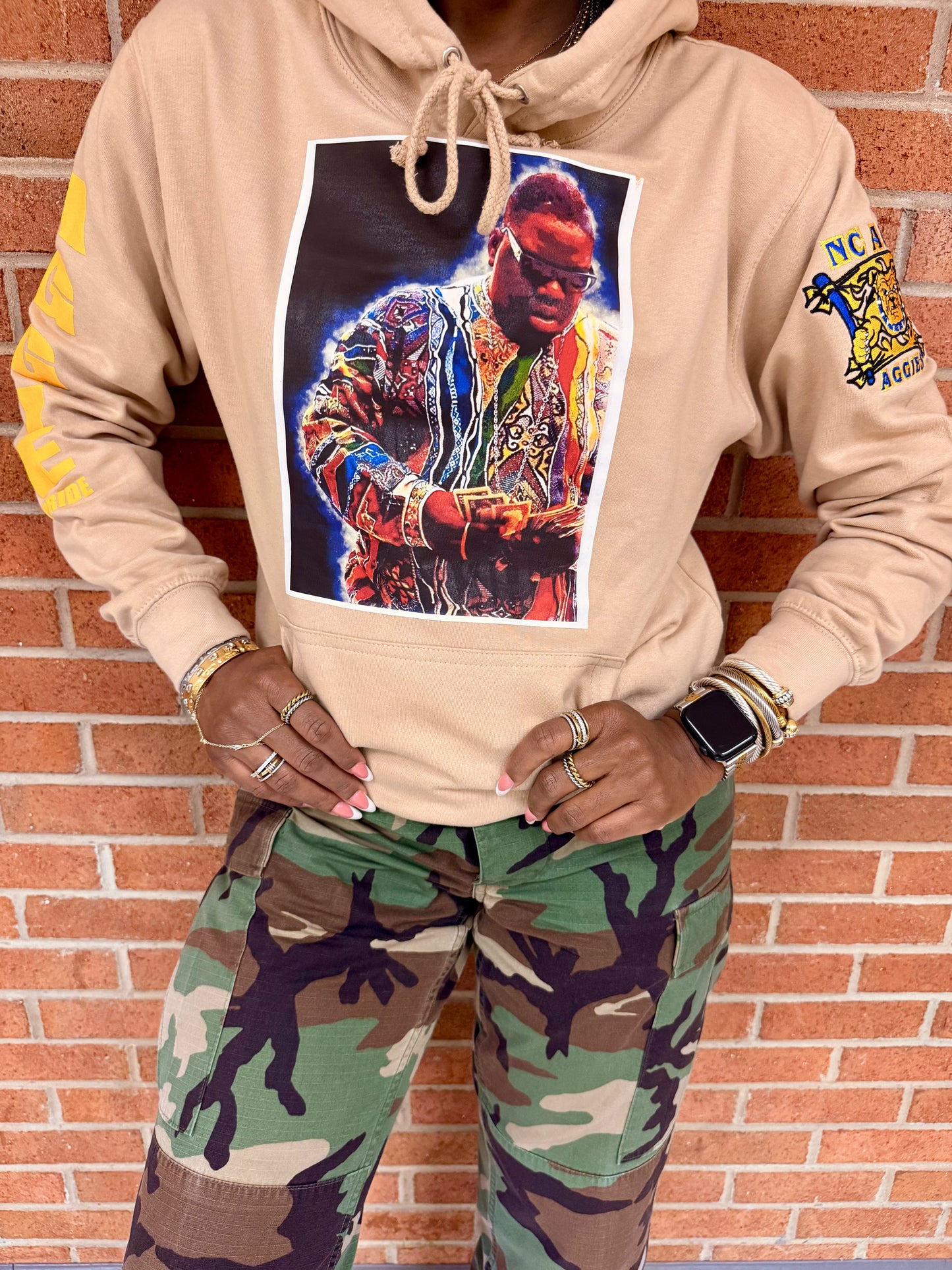 Biggie Collab AT&T Hoodie- Desert Sand Pre-Order