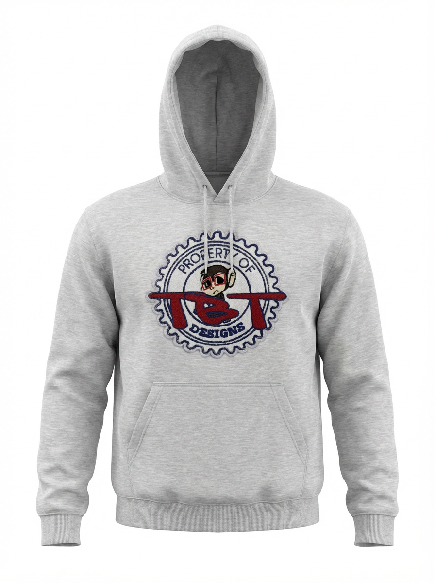 Classic MonkeyFace Heather Grey Hoodie