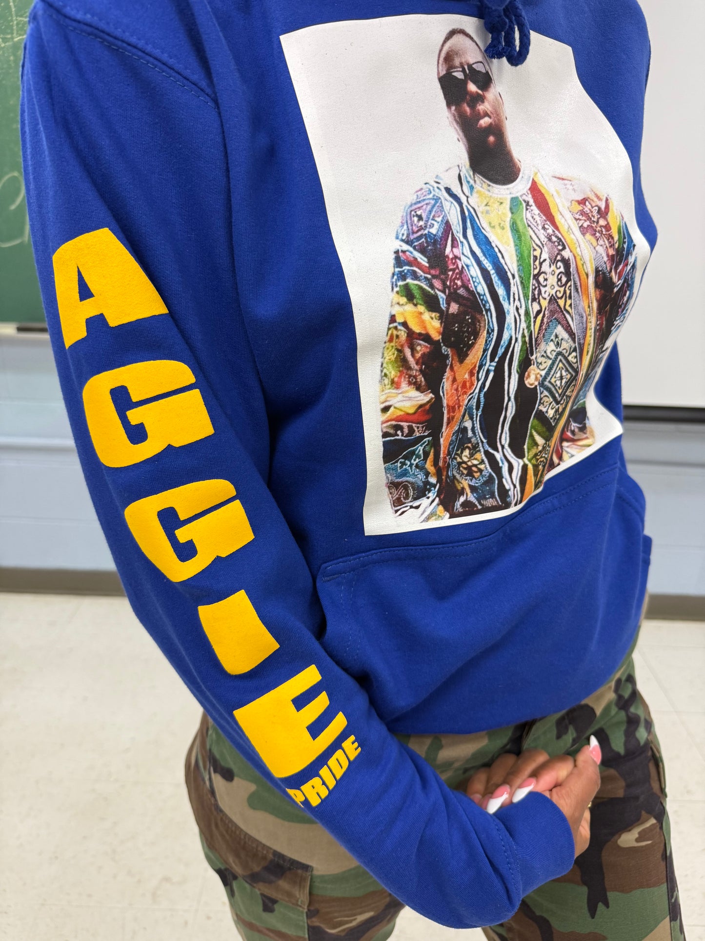 Biggie Collab AT&T Hoodie- Royal Pre-Order