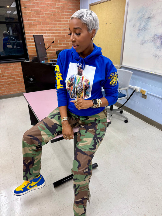 Biggie Collab AT&T Hoodie- Royal Pre-Order