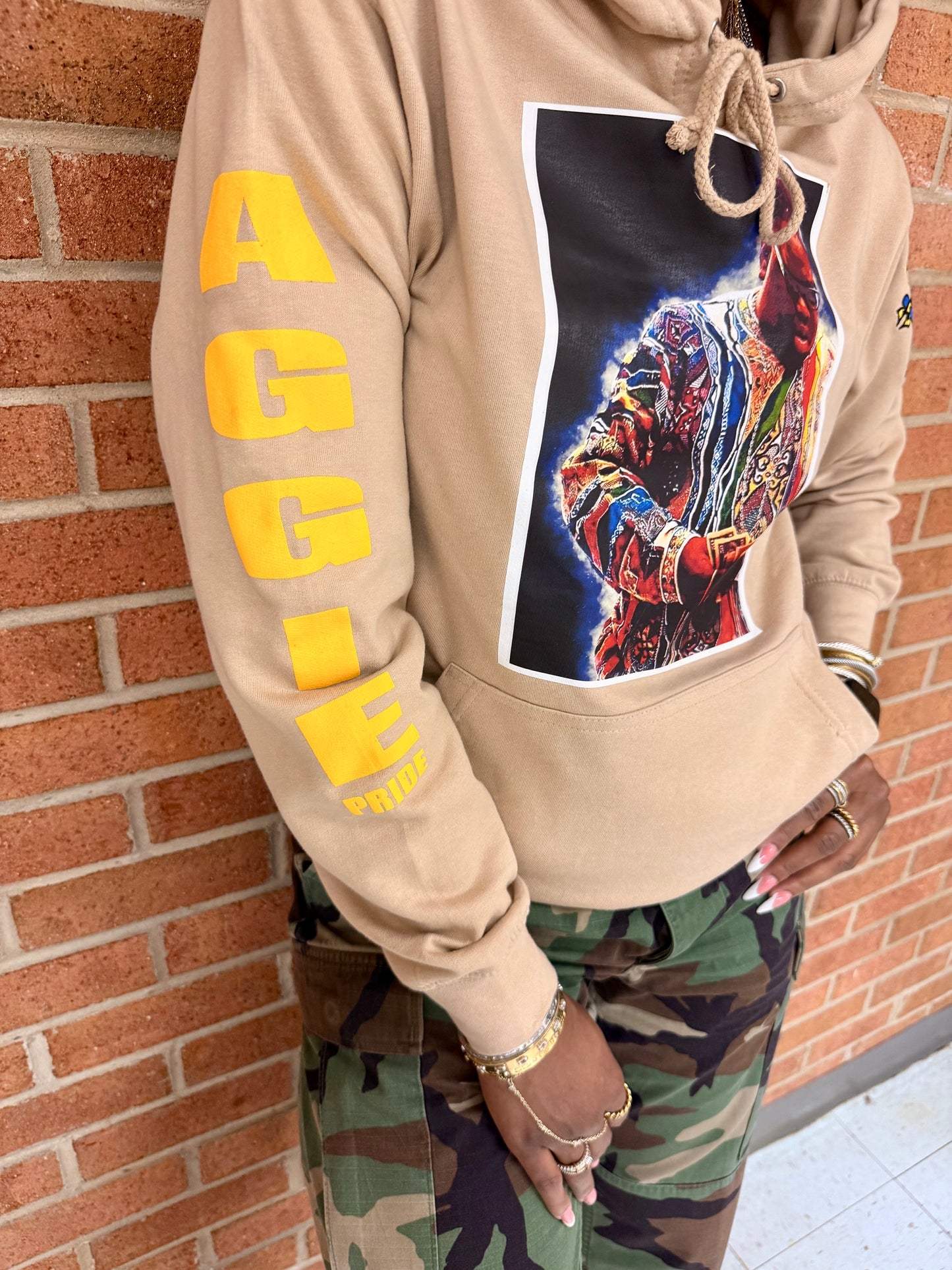 Biggie Collab AT&T Hoodie- Desert Sand Pre-Order