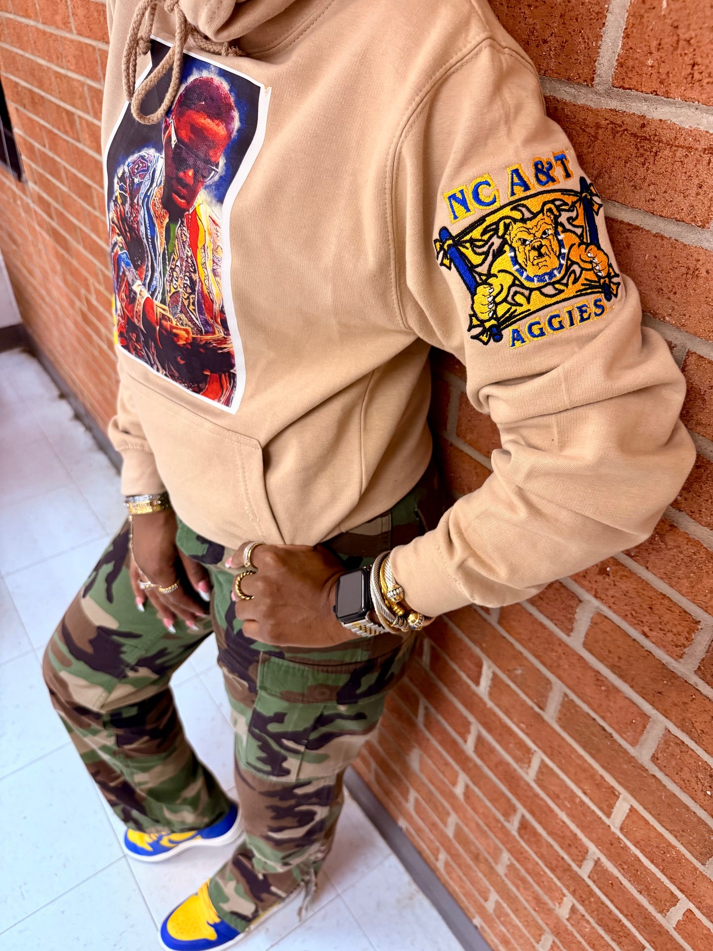 Biggie Collab AT&T Hoodie- Desert Sand Pre-Order