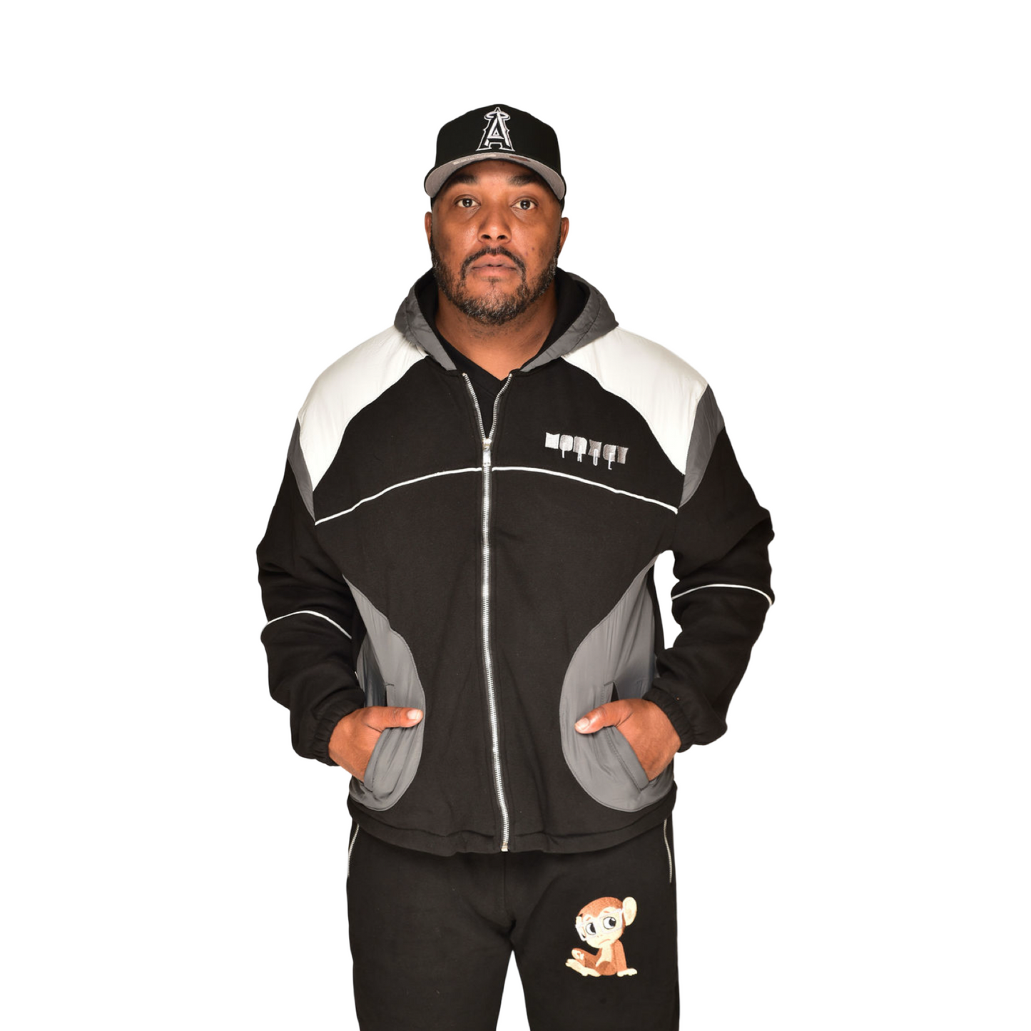 MonkeyFace Black Men’s Jogger Set