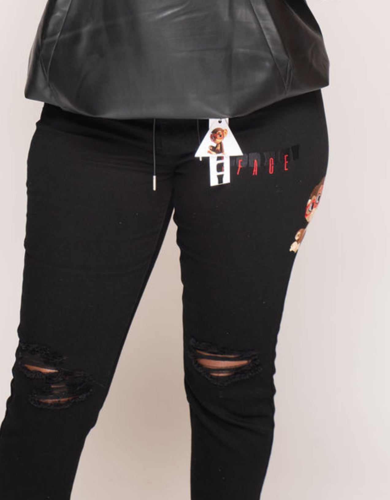 Women’s MonkeyFace Black Jean