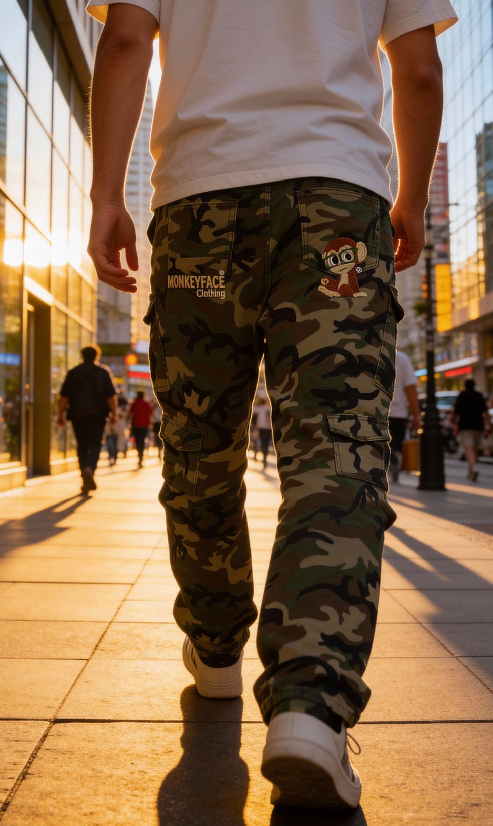 Camouflage Stacked Jeans