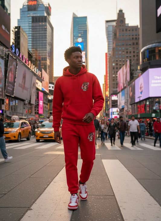 Happiness Joy Love Peace Red Sweatsuit