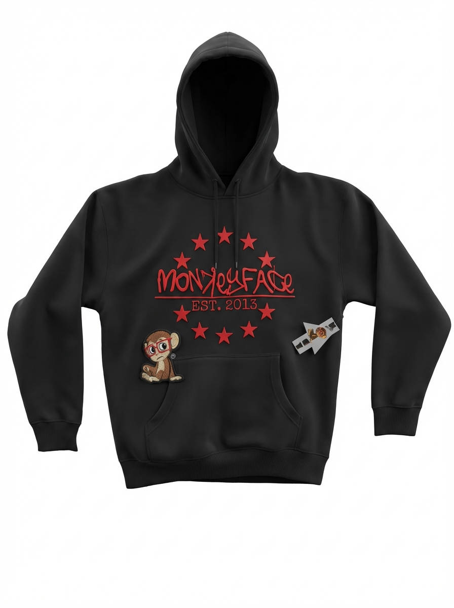 Creative Black Stars Sweat Suit