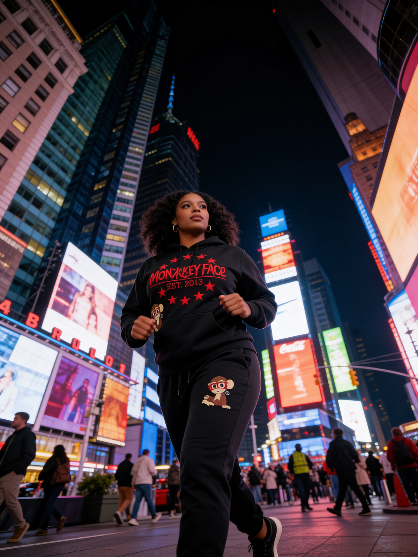 Creative Black Stars Sweat Suit