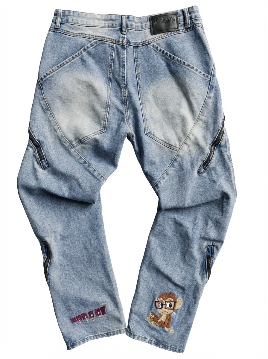 Stacked Denim Faded