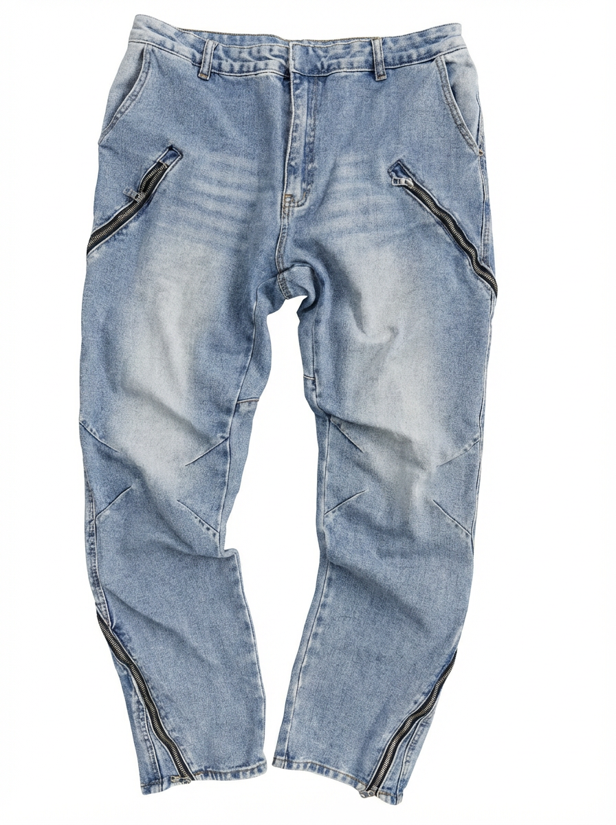 Stacked Denim Faded
