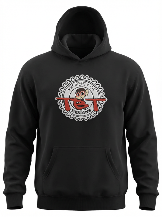 Classic MonkeyFace Black Hoodie