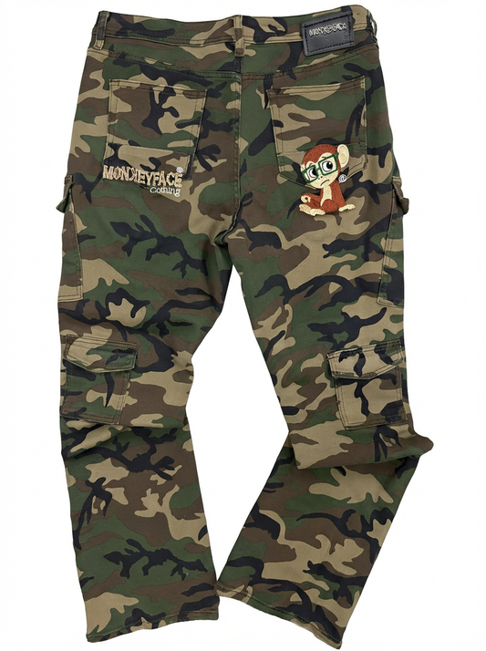 Camouflage Stacked Jeans